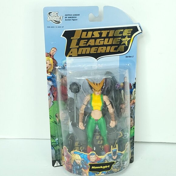 DC Direct Toys Collectibles Justice League of America Hawkgirl 7” Figure NEW - Picture 1 of 4